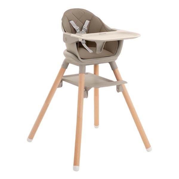 Kikkaboo Kinderstoel 2 in 1 Woody Beige Kikkaboo Kinderstoel 2 in 1 Woody Beige