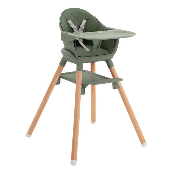 Kikkaboo Kinderstoel 2 in 1 Woody Leger Groen Kikkaboo Kinderstoel 2 in 1 Woody Leger Groen