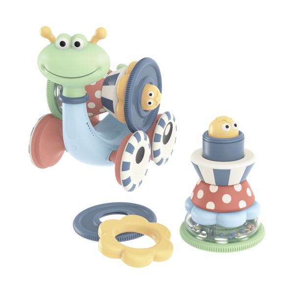 Yookidoo Badspeelgoed - Crawl N Go Snail - Boho Yookidoo Badspeelgoed - Crawl N Go Snail - Boho