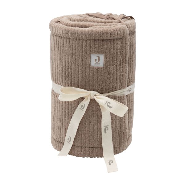 Jollein parkbumper - Cloudy Rib - 180x30 cm - Milky Coffee