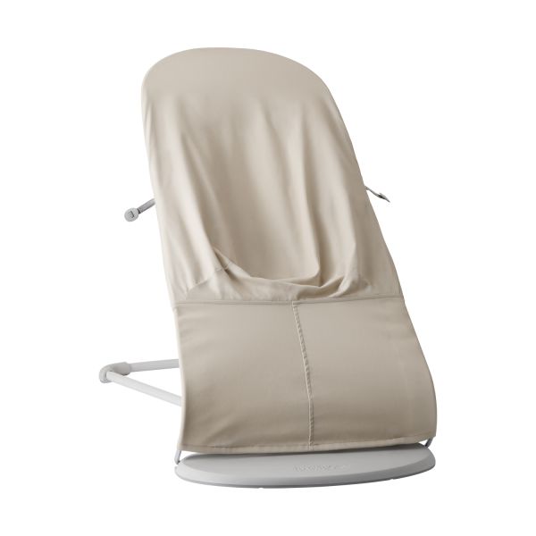 BabyBjörn Balance Wipstoel - Soft Geweven Jersey - Lichtbeige BabyBjörn Balance Wipstoel - Soft Geweven Jersey - Lichtbeige