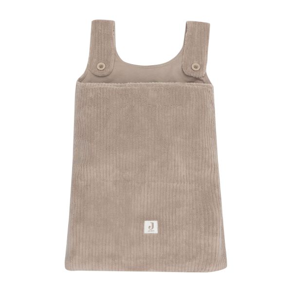 Jollein parkopbergzak Cloudy Rib - Milky Coffee Jollein parkopbergzak Cloudy Rib - Milky Coffee