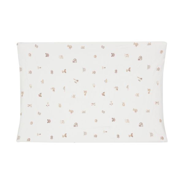 Jollein Aankleedkussenhoes - Jersey - 50 x 70 cm - Animal Friends