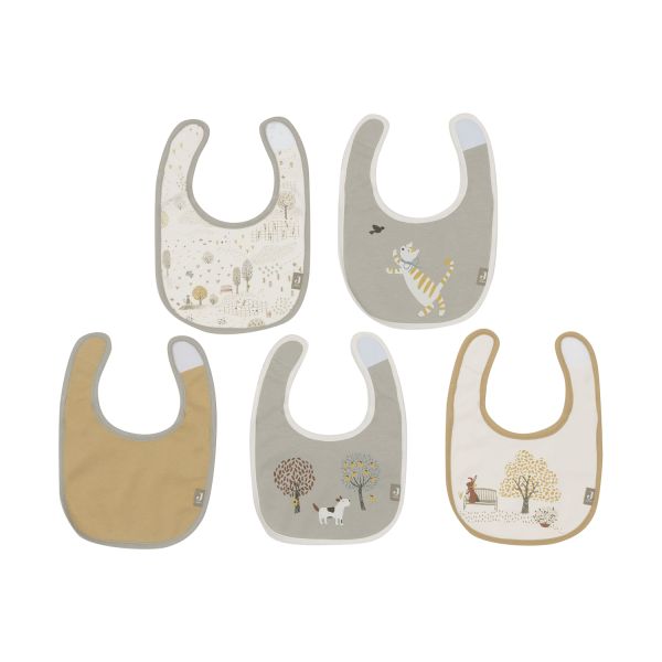 Jollein Slab Jersey Waterproof - Tiny Park - 5 Stuks