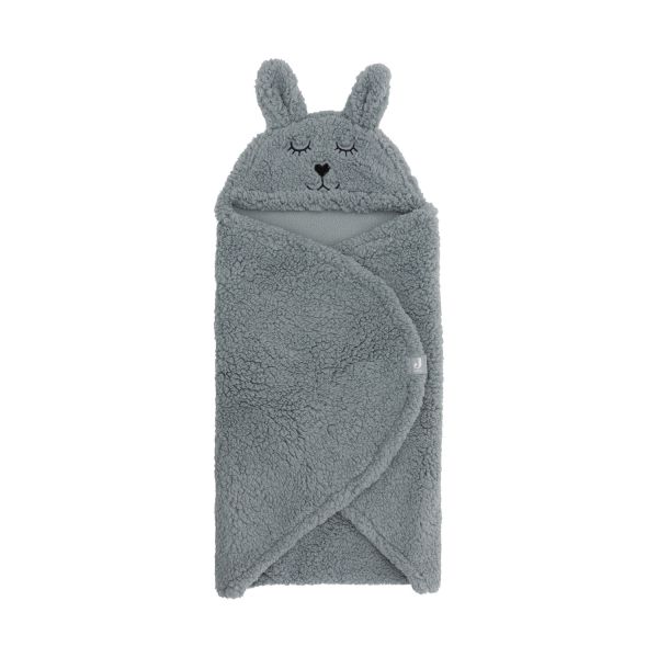 Couverture enveloppante Jollein Bunny - Vert de mer