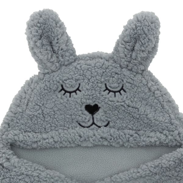 Couverture enveloppante Jollein Bunny - Vert de mer