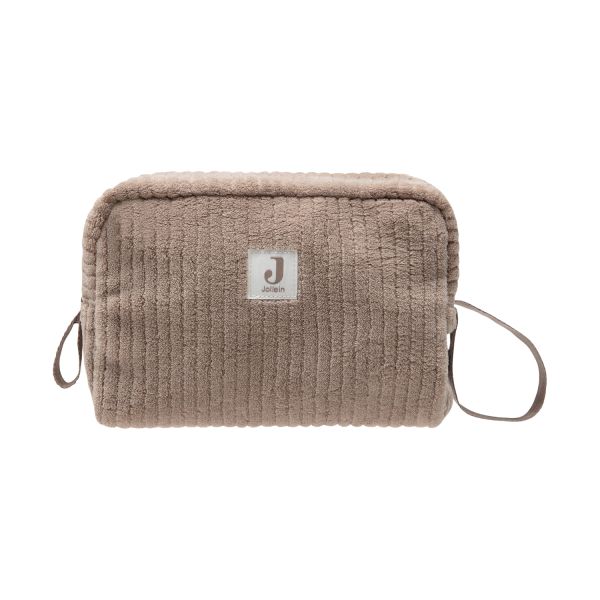 Jollein Etui - Cloudy Rib - Milky Coffee Jollein Etui - Cloudy Rib - Milky Coffee