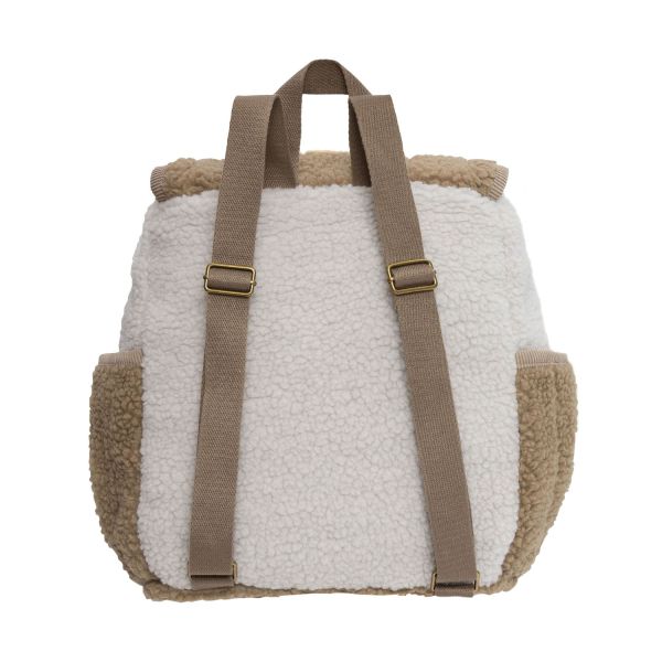 Jollein Colourblock Teddy Kinderrugzak - Naturel Jollein Colourblock Teddy Kinderrugzak - Naturel