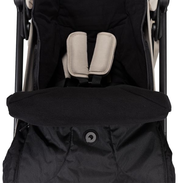 Qute Voetenzak Buggy Q-Cocoon Universeel Fleece Zwart Qute Voetenzak Buggy Q-Cocoon Universeel Fleece Zwart