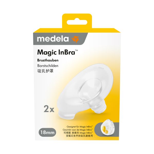 Medela Magic InBra™ Borstschildenset - 2 stuks - Maat XS (18 mm) Medela Magic InBra™ Borstschildenset - 2 stuks - Maat XS (18 mm)