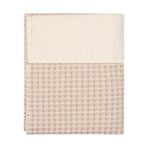 Koeka Ledikantdeken - Cotton Fleece Wafel Amsterdam – Crumble Koeka Ledikantdeken - Cotton Fleece Wafel Amsterdam – Crumble