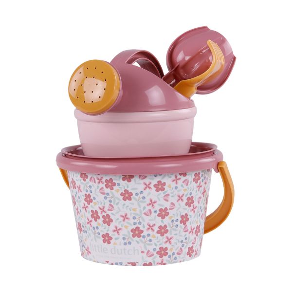 Little Dutch Pink Flower Strandset 5 delig Little Dutch Pink Flower Strandset 5 delig