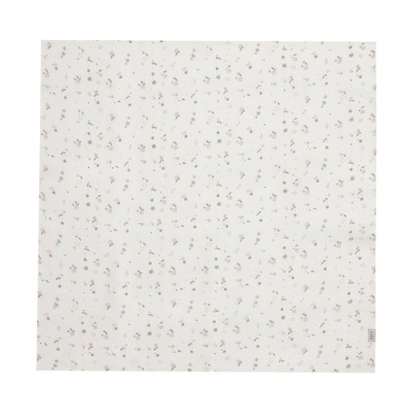 Witlof For Kids Vintage Flowers Tetra Doek XL - 110 x 110 cm Witlof For Kids Vintage Flowers Tetra Doek XL - 110 x 110 cm