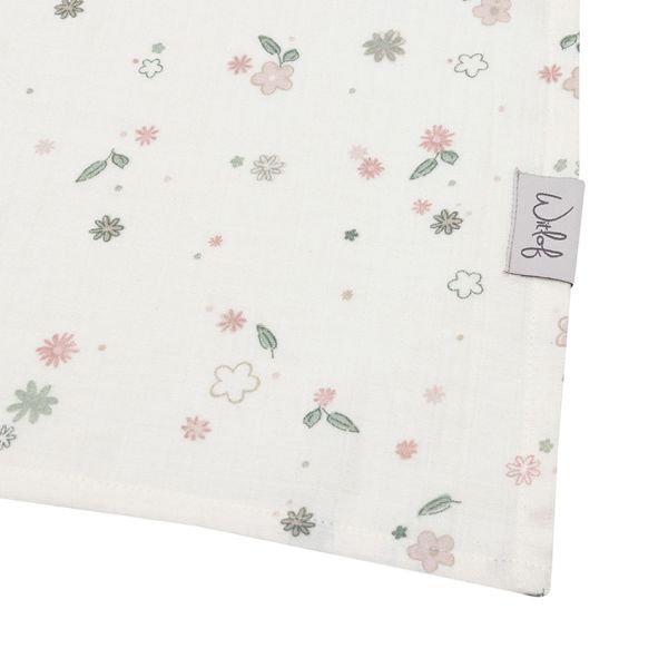 Witlof For Kids Vintage Flowers Tetra Doek XL - 110 x 110 cm Witlof For Kids Vintage Flowers Tetra Doek XL - 110 x 110 cm