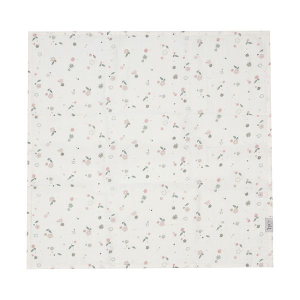 Witlof For Kids Vintage Flowers Tetra Doek - 65 x 65 cm Witlof For Kids Vintage Flowers Tetra Doek - 65 x 65 cm