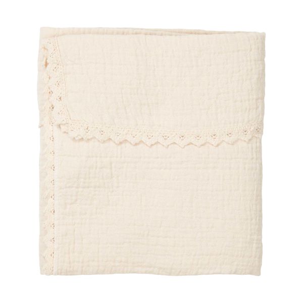 Koeka Wiegdeken Lace Elba Natural 75 x 100 cm Koeka Wiegdeken Lace Elba Natural 75 x 100 cm