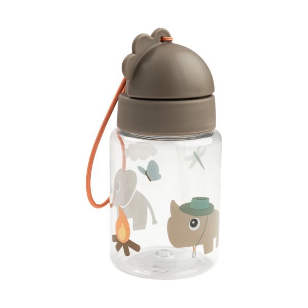 Done By Deer Drinkfles Met Rietje - Tiny Trails - Sand - 280 ml Done By Deer Drinkfles Met Rietje - Tiny Trails - Sand - 280 ml