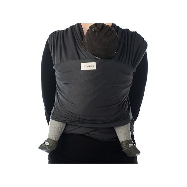 Babylonia Tricot-Slen Organic Draagdoek - Dark Grey Babylonia Tricot-Slen Organic Draagdoek - Dark Grey