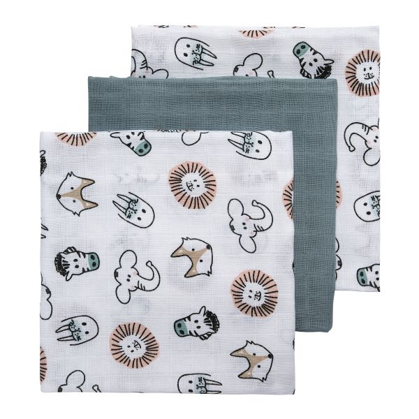 Meyco Multidoek tetra Animal 3Pack Meyco Multidoek tetra Animal 3Pack