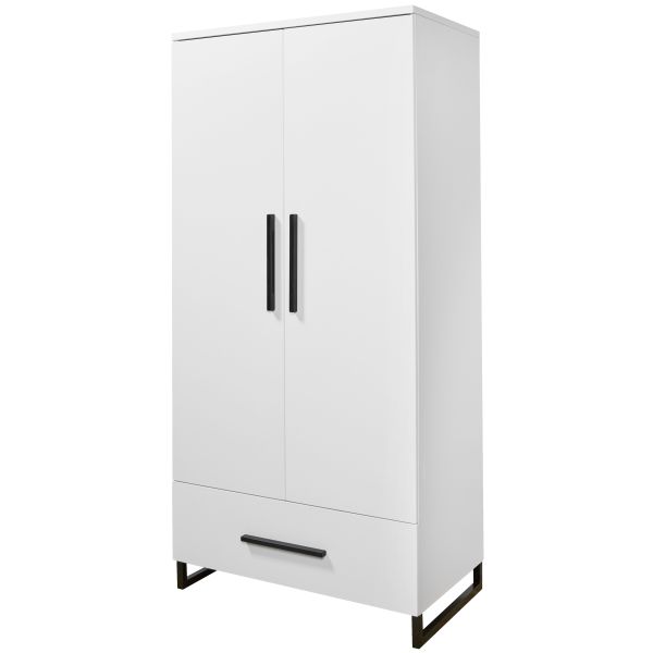 TWF Ledikant 60 x 120 - Commode 3 Laden - Hanglegkast 2 Deuren/1 Lade Torino TWF Ledikant 60 x 120 - Commode 3 Laden - Hanglegkast 2 Deuren/1 Lade Torino