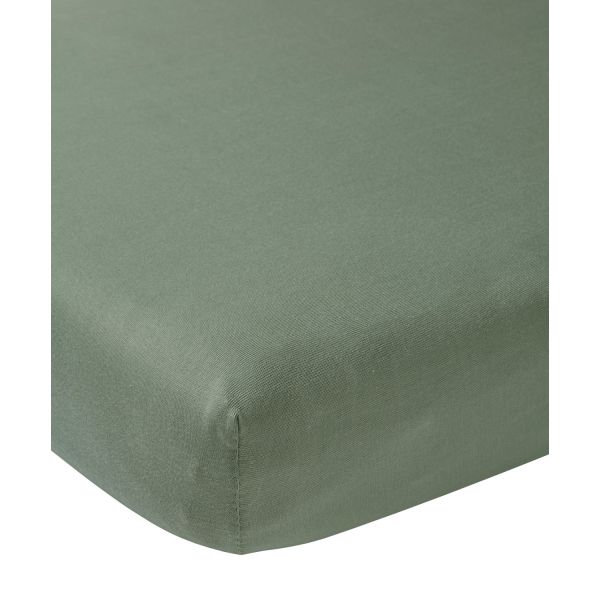 Meyco Hoeslaken Boxmatras Forest Green 75 x 95 cm