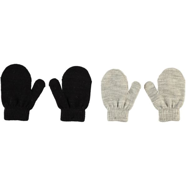 Sarlini Wanten Knit Multi Black 2-Pack One size Sarlini Wanten Knit Multi Black 2-Pack One size