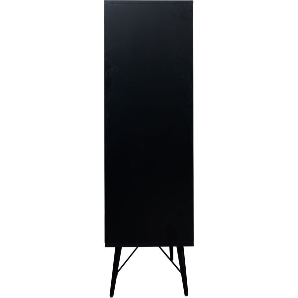 TWF Hanglegkast 2-deurs Retro Black TWF Hanglegkast 2-deurs Retro Black