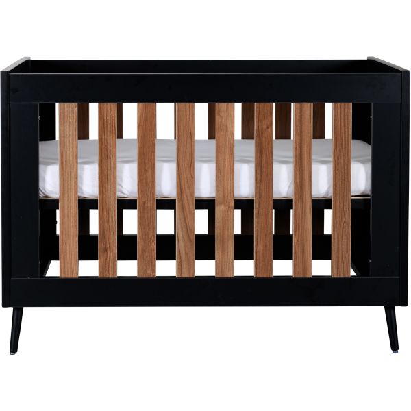 TWF Ledikant 70x140 (+juniorzijde) Retro Black TWF Ledikant 70x140 (+juniorzijde) Retro Black