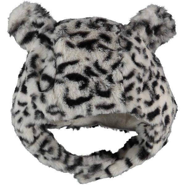 Sarlini Muts Fake Fur Panther Sand 6-12 maanden Sarlini Muts Fake Fur Panther Sand 6-12 maanden