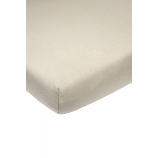 Meyco Juniorhoeslaken Jersey Sand<br/ >70 x 140/150 cm