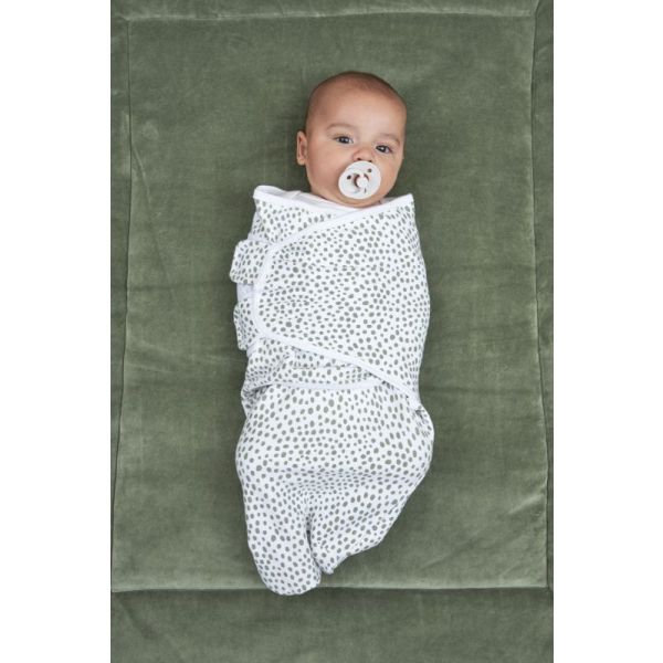 SwaddleMeyco 2-Pack Cheetah/Uni Forest Green 0-3 Maanden SwaddleMeyco 2-Pack Cheetah/Uni Forest Green 0-3 Maanden
