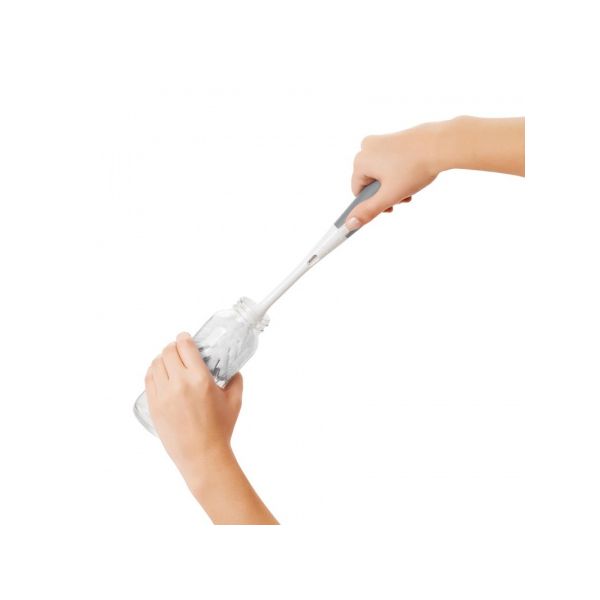 OXO Tot Flessen En Spenenborstel Met Staander Grey OXO Tot Flessen En Spenenborstel Met Staander Grey