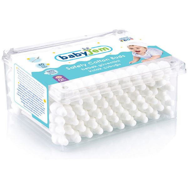 Babyjem Baby Wattenstaafjes 60 stk.