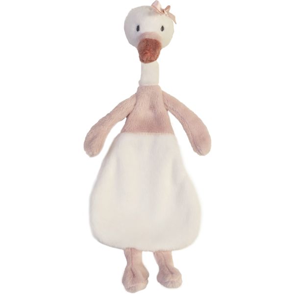 Happy Horse Zwaan Swizzle Knuffeldoekje - 20 cm 