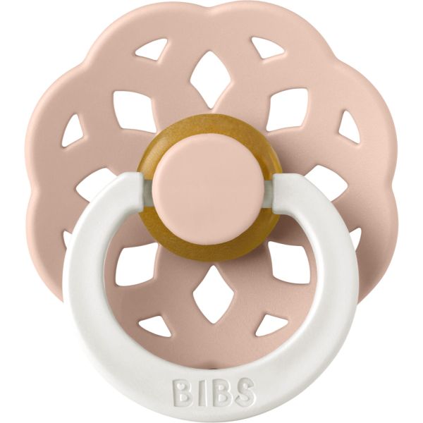 BiBs Boheme Glow In The Dark Fopspeen - Rond - 0-6 Mnd - Blush BiBs Boheme Glow In The Dark Fopspeen - Rond - 0-6 Mnd - Blush