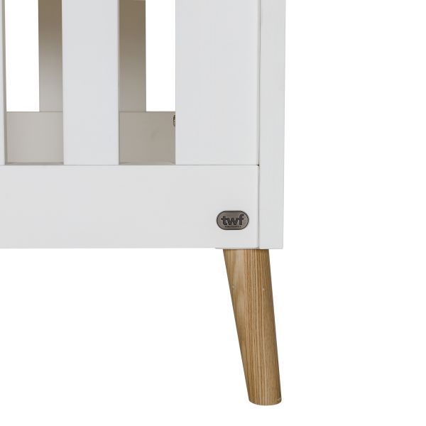 TWF Ledikant 60 x 120 Beach Island White