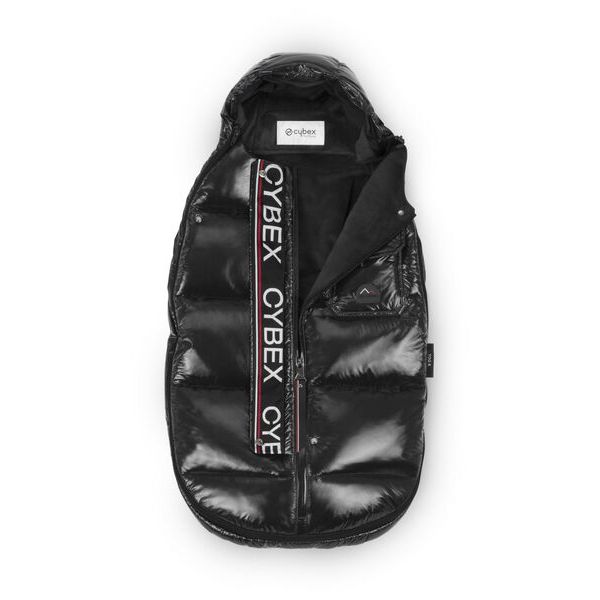 Cybex Platinum Winter Footmuff Mini Deep Black - Black Cybex Platinum Winter Footmuff Mini Deep Black - Black
