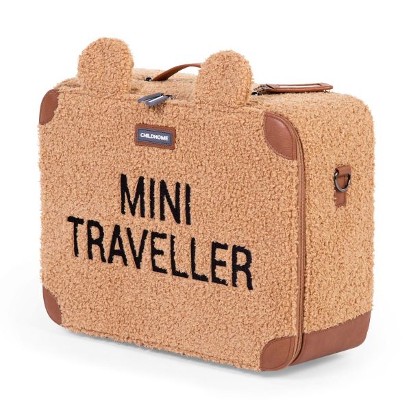 Childhome Mini Traveller Kinderkoffer Teddy Brown