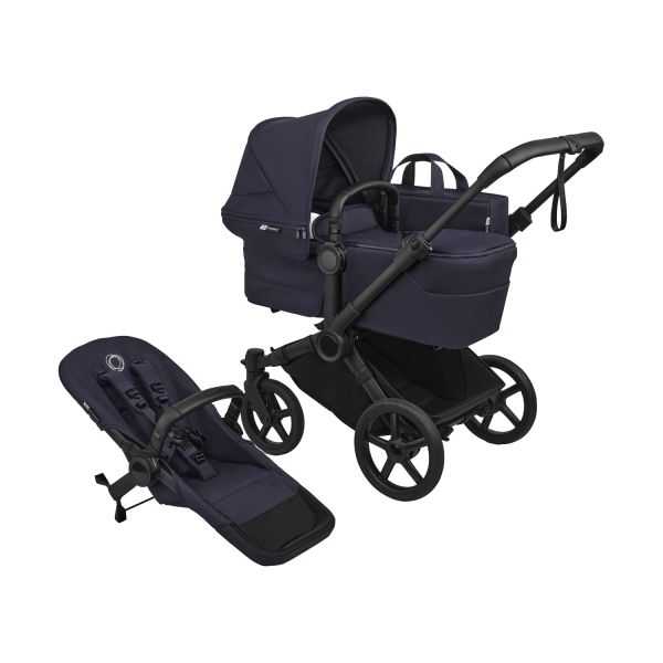 Bugaboo Donkey 6 Renew Twin Essentiële Bundel Tweelingwagen - Deep Indigo