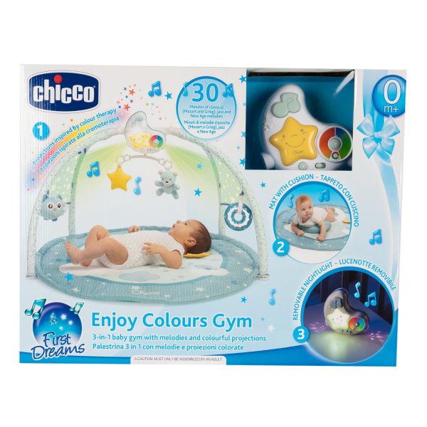 Chicco Baby Gym Kleurenplezier - Blauw Chicco Baby Gym Kleurenplezier - Blauw