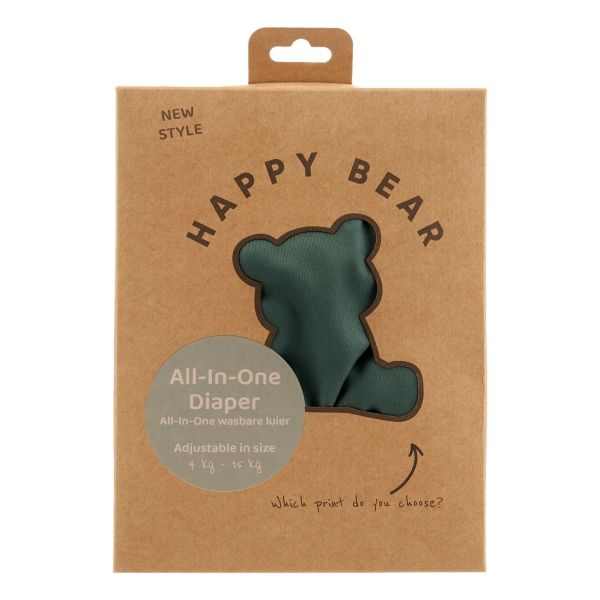 HappyBear Luier All-In One Olive