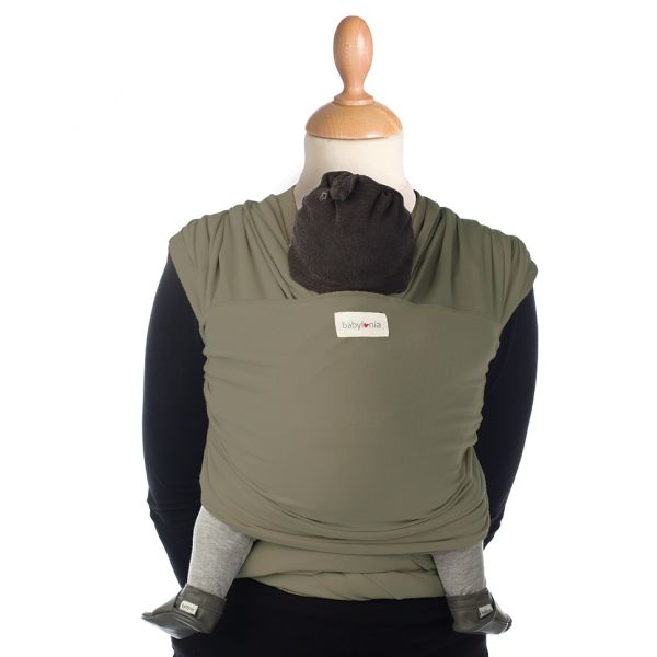 Babylonia Tricot-Slen Bamboo Draagdoek - Khaki Green Babylonia Tricot-Slen Bamboo Draagdoek - Khaki Green