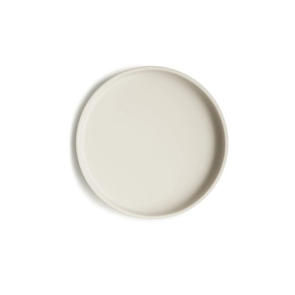 Mushie Bord Siliconen Ivory Mushie Bord Siliconen Ivory