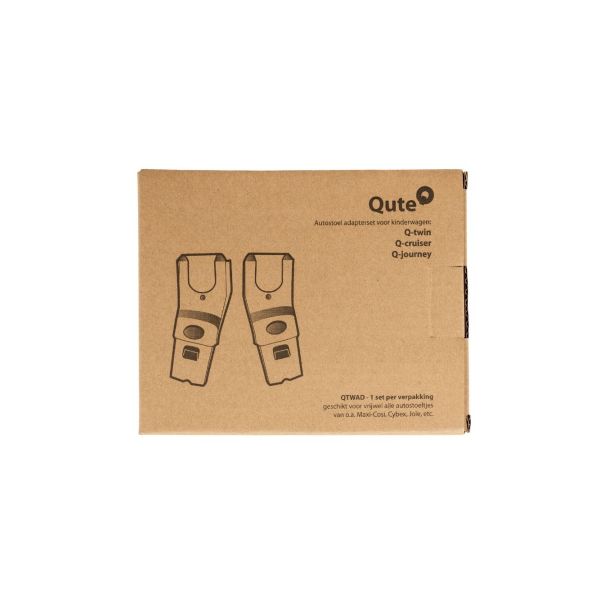 Qute Autostoel Adapter Set Q-Twin
