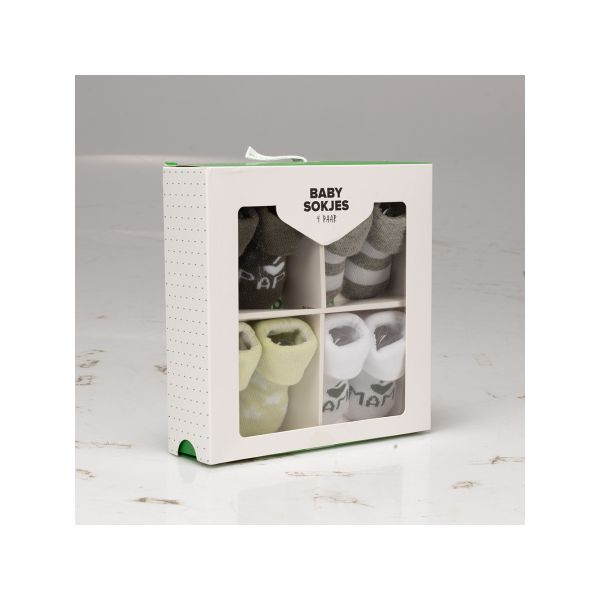 BD Collection Sokjes 4-Pack Multi Green