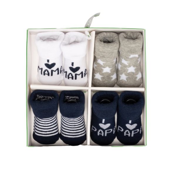 BD Collection Sokjes 4-Pack Multi Navy BD Collection Sokjes 4-Pack Multi Navy