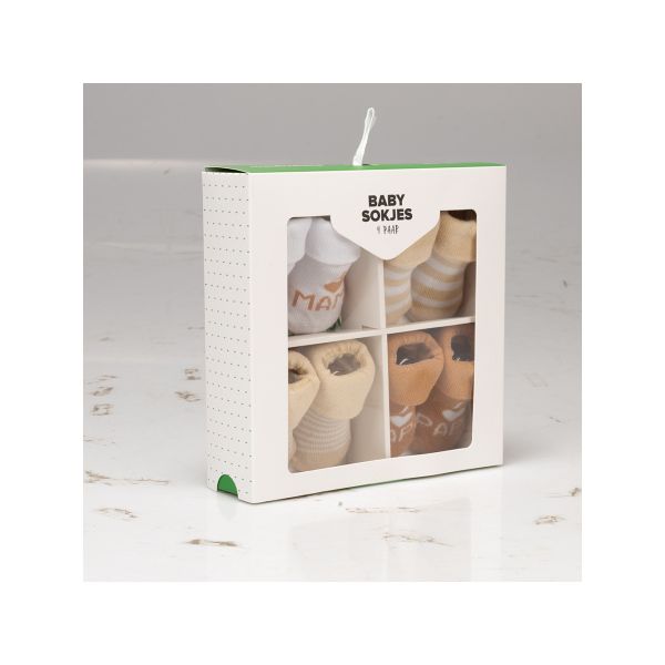 BD Collection Sokjes 4-Pack Multi Sand