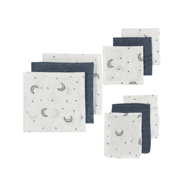 Meyco Starterset tetra Moon Indigo 9-Pack