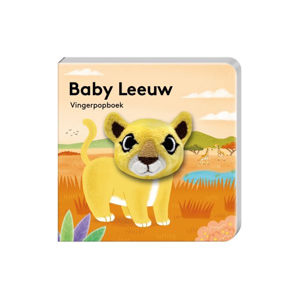 Imagebooks Vingerpopboekje Baby Leeuw