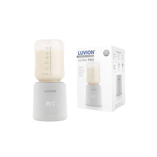 Luvion Flesverwarmer Portable Ultra Pro White Luvion Flesverwarmer Portable Ultra Pro White